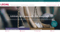 Desktop Screenshot of legial.de
