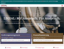 Tablet Screenshot of legial.de
